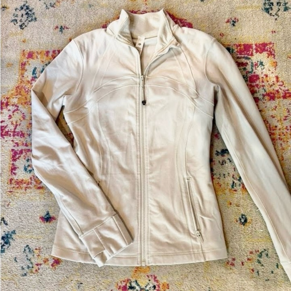 Lululemon Define Jacket in “bone”